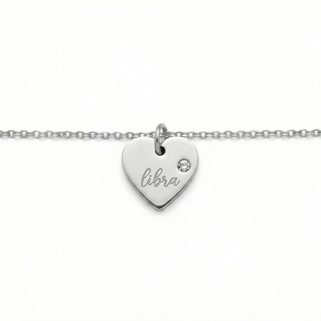 Signature Engraved Charm Necklace