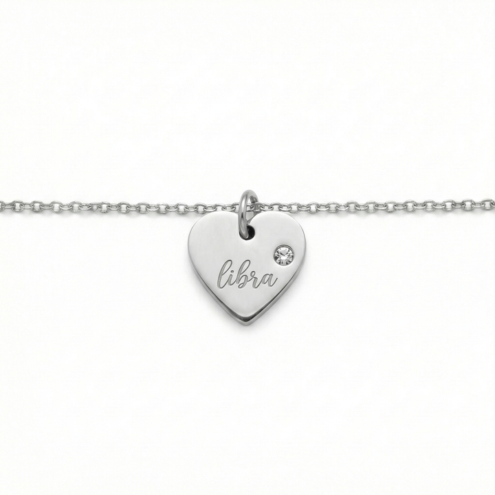 Signature Engraved Charm Necklace